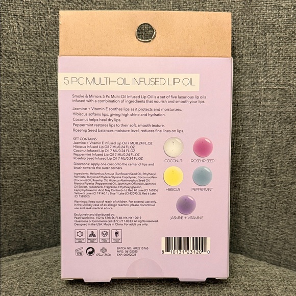 Smoke & Mirrors Multi-Oil Infused Lip Oil Set - Picture 2 of 2